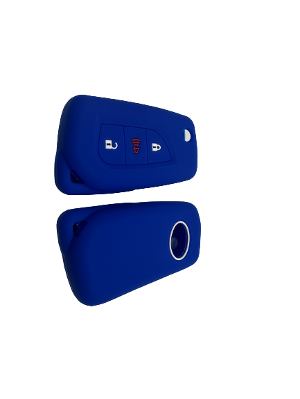 CUBRE LLAVE DE SILICONA TOYOTA COROLLA - HILUX - COLOR AZUL
