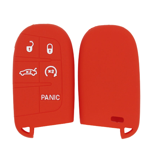 CUBRE LLAVE DE SILICONA FIAT TORO - ARGO - DODGE - RAM PRESENCIA - COLOR ROJO