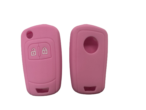 CUBRE LLAVE DE SILICONA CHEVROLET SPIN - TRACKER - AGILE - COLOR ROSA