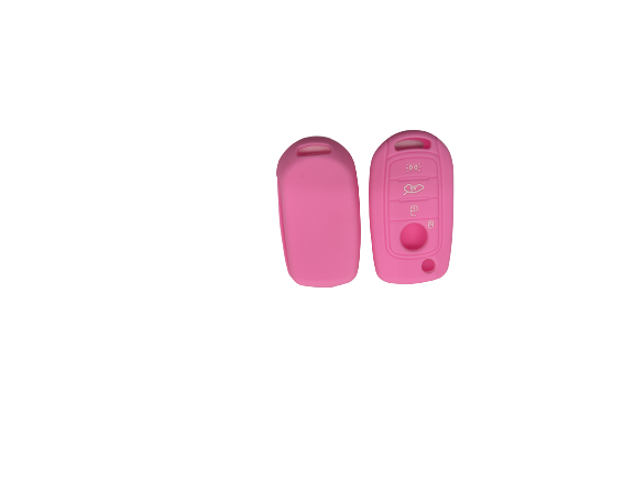 CUBRE LLAVE DE SILICONA FIAT ARGO - CRONOS - TORO - 500X - COLOR ROSA