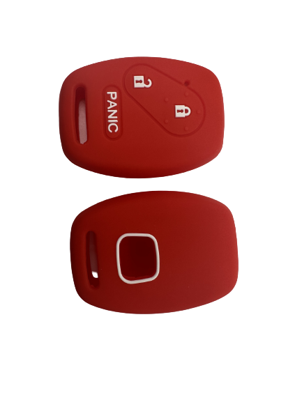 CUBRE LLAVE DE SILICONA HONDA FIT - CIVIC CITI - CRV 2 BOTONES - COLOR ROJO