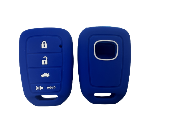 CUBRE LLAVE DE SILICONA HONDA FIT 3 BOTONES - COLOR AZUL
