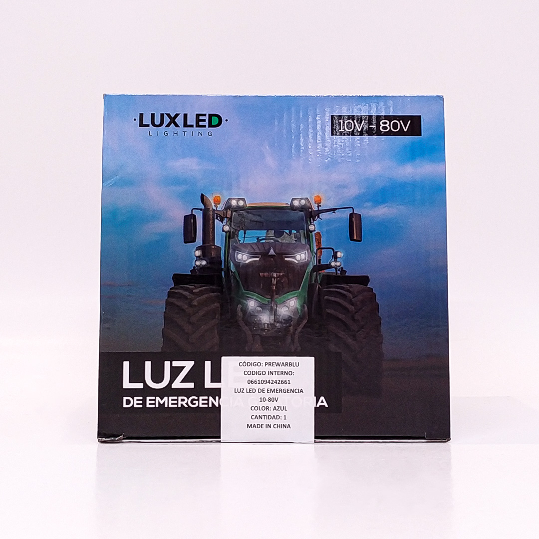 BALIZA GIRATORIA LED BALIZA GIRATORIA LED 12V - 24V COLOR AZUL CON CONEXION A TOMA 12V - 8