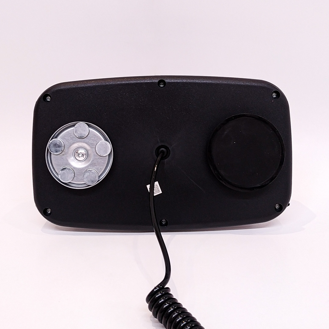 BALIZA RECTANGULAR LED BALIZA RECTANGULAR LED 12V - 24V COLOR AMBAR CON CONEXION A TOMA 12V - 5