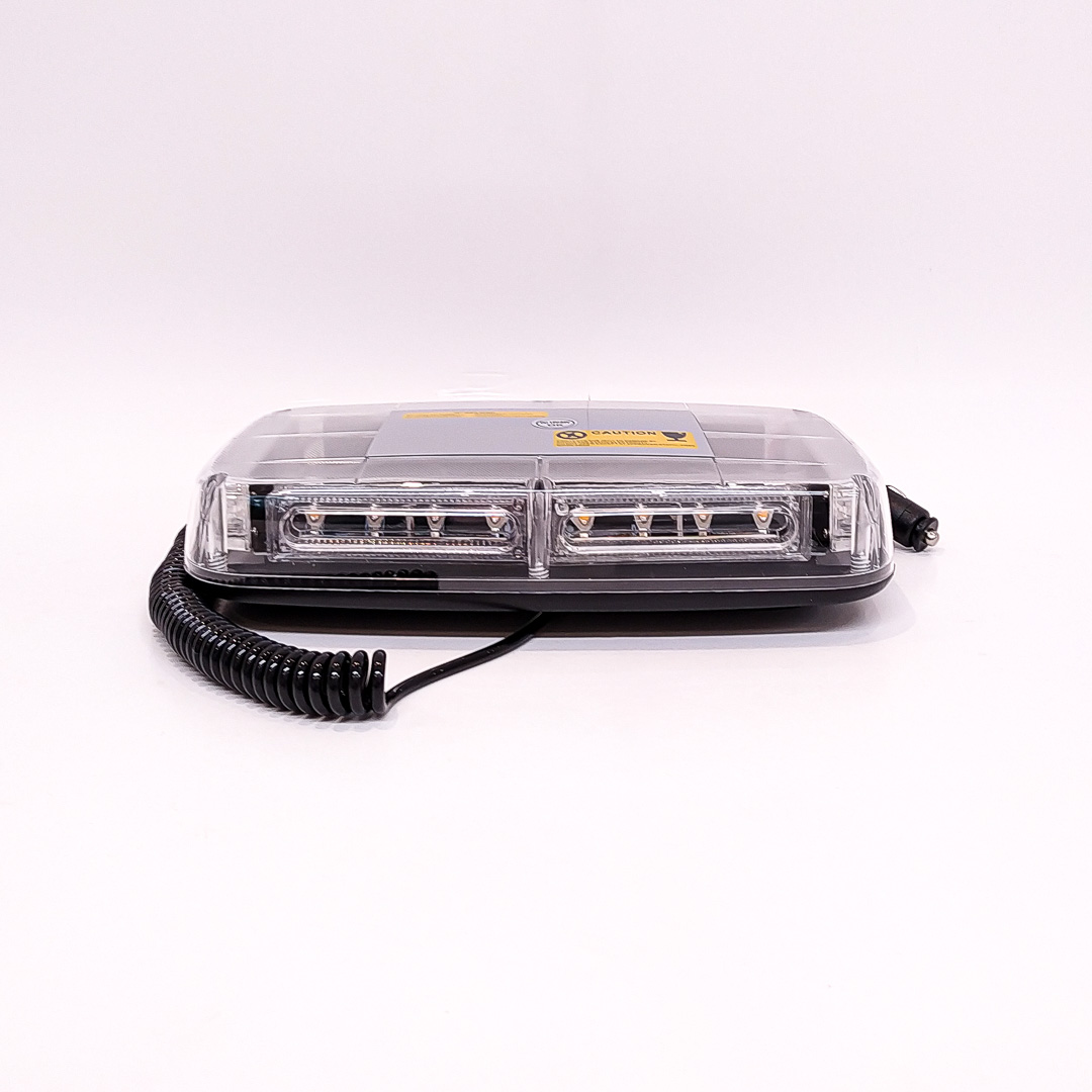 BALIZA RECTANGULAR LED BALIZA RECTANGULAR LED 12V - 24V COLOR AMBAR CON CONEXION A TOMA 12V - 7