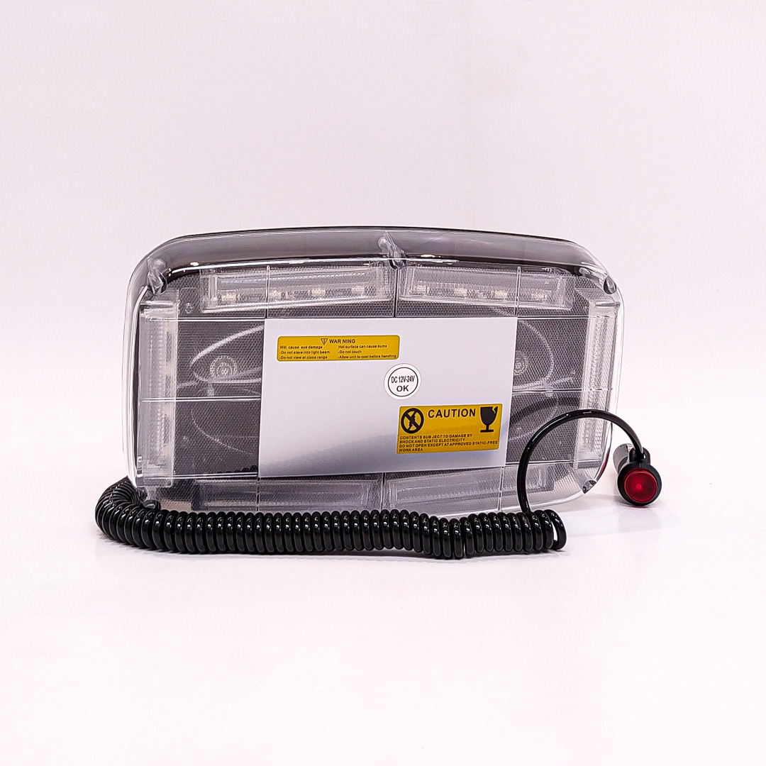 BALIZA RECTANGULAR LED BALIZA RECTANGULAR LED 12V - 24V COLOR AMBAR CON CONEXION A TOMA 12V - 8
