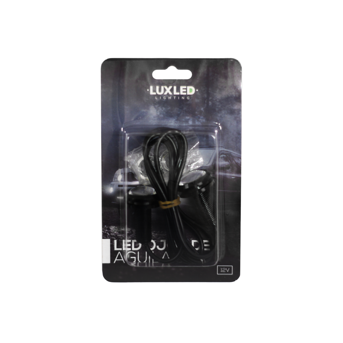 LED SEÑALIZACION JUEGO X 2 DE LED DE SENALIZACION OJO DE AGUILA        
BLANCO 12V - 3