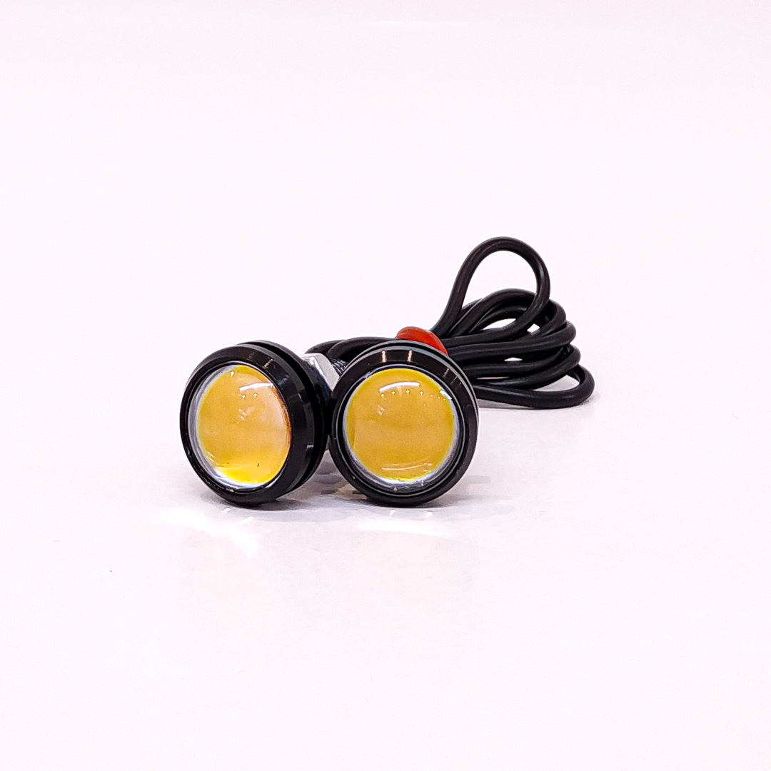 LED SEÑALIZACION JUEGO X 2 DE LED DE SENALIZACION OJO DE AGUILA AMBAR 12V