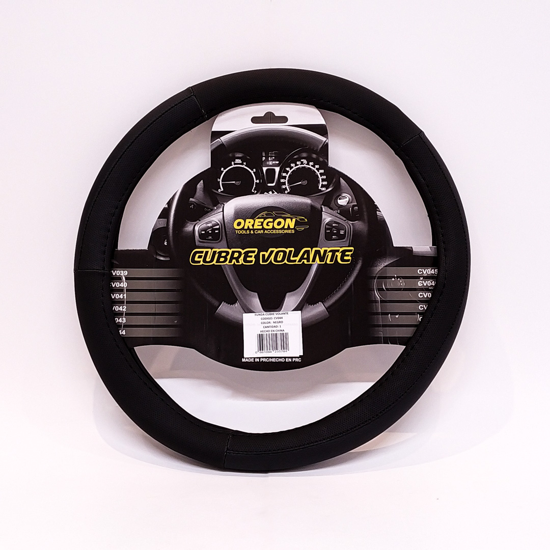 CUBRE VOLANTE MODELO WORLD TOUR CUERO SINTENTICO NEGRO / NEGRO 38*8.2CM 25 UNIDADES POR CAJA