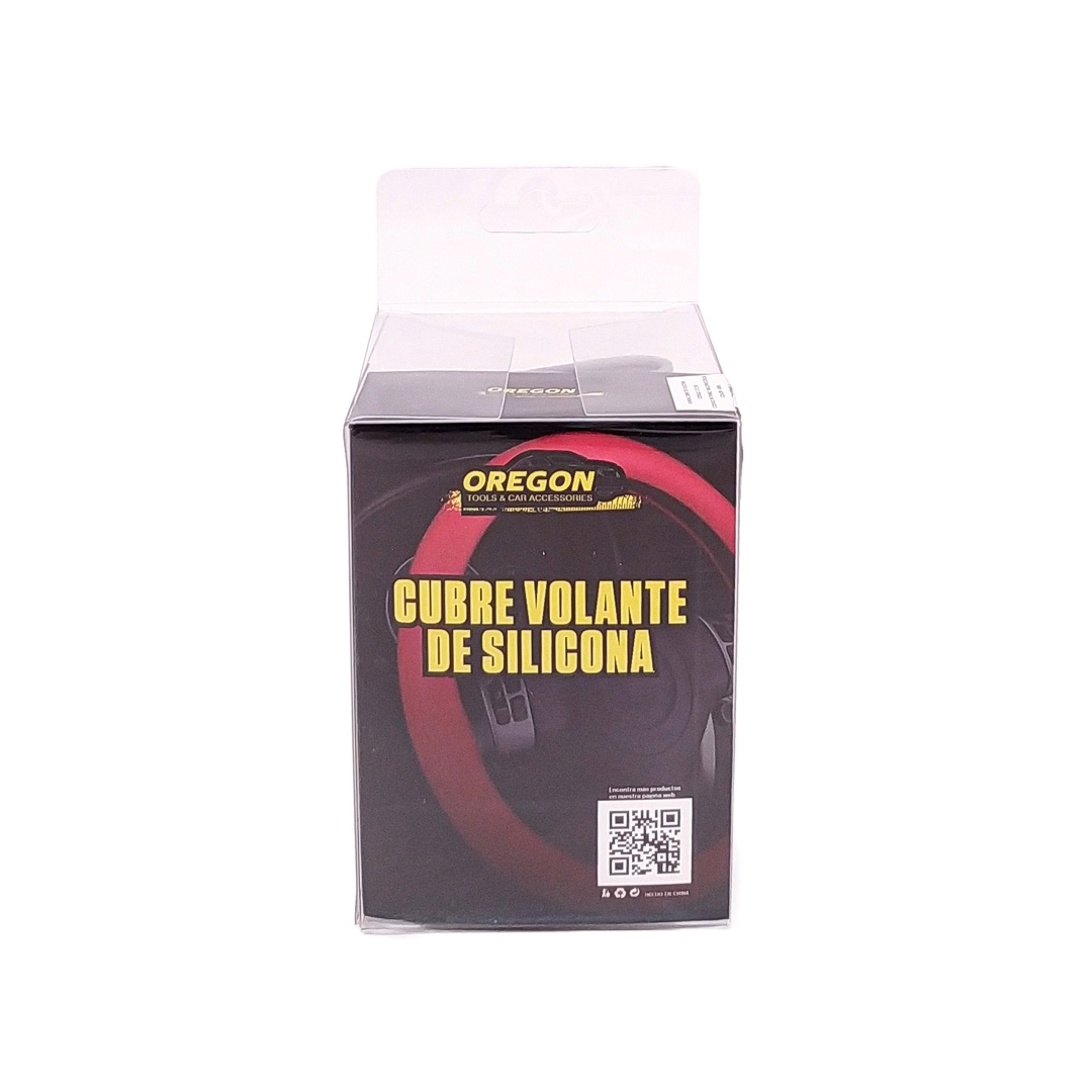 CUBRE VOLANTE SILICONA PREMIUM GRIS PARA USO EN 36'', 38'' Y 40''.