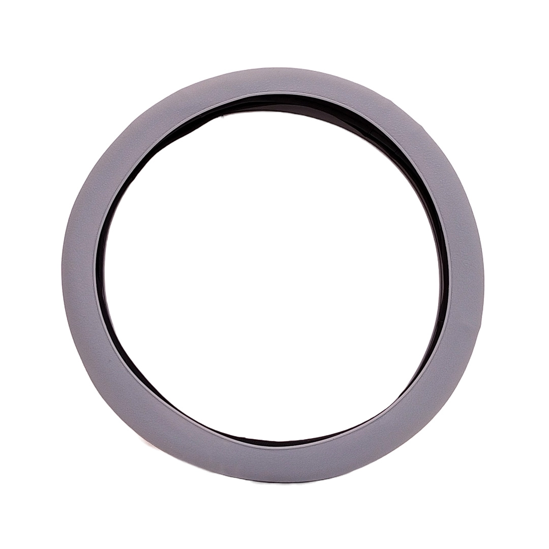 CUBRE VOLANTE SILICONA PREMIUM GRIS PARA USO EN 36'', 38'' Y 40''. - 2