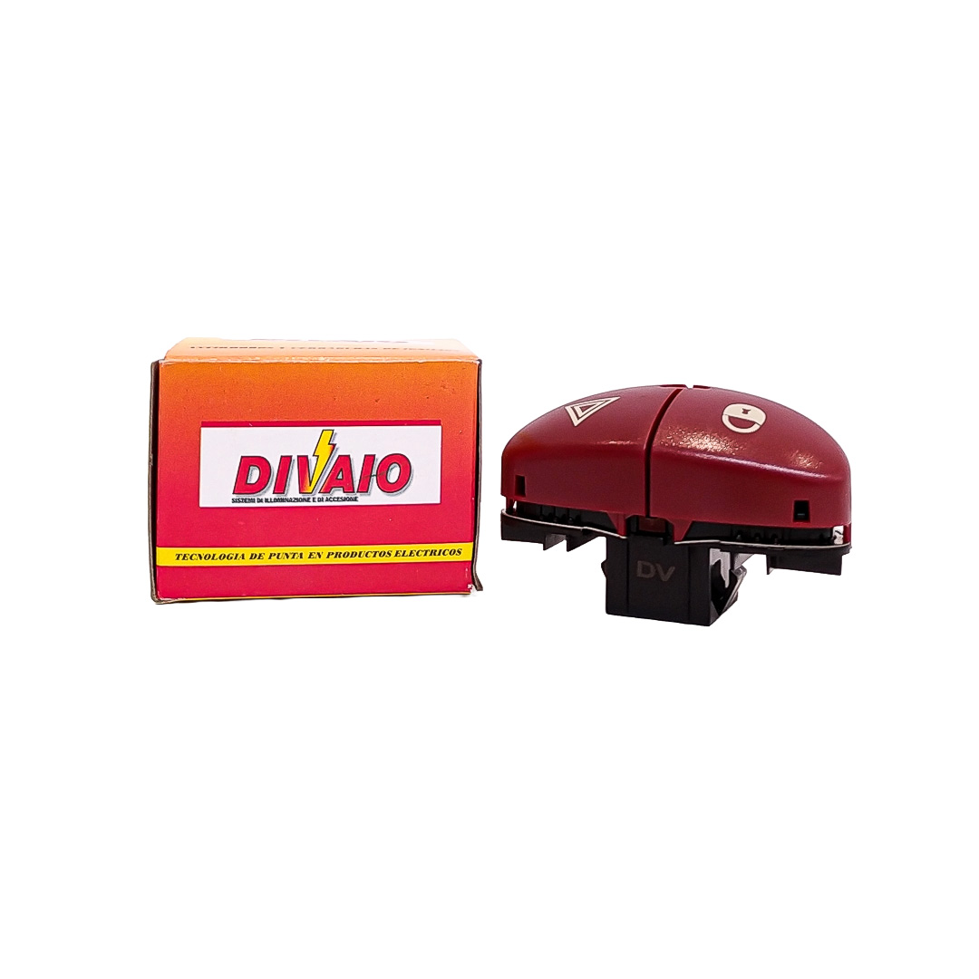 TECLA BALIZA (CODIGO ANTERIOR: DV-3137) TECLA BALIZA SIMPLE PEUGEOT 206 - 3