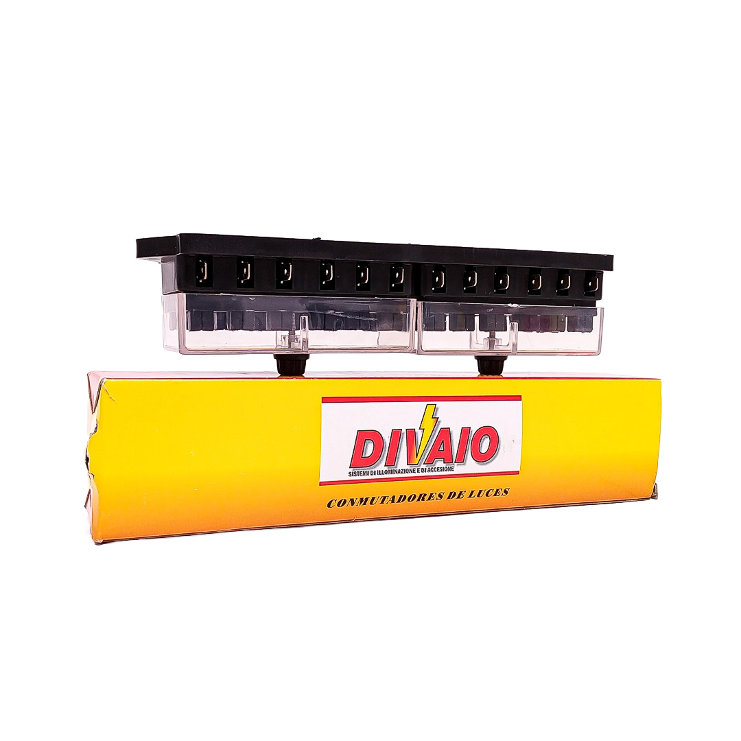 FUSIBLERA (CODIGO ANTERIOR: DV-1104) FUSIBLERA 12 VIAS FUSIBLE FICHA - 3