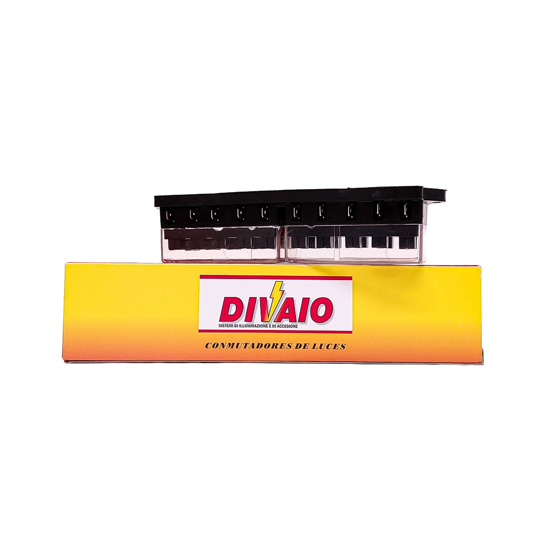 FUSIBLERA (CODIGO ANTERIOR: DV-1103) FUSIBLERA 10 VIAS FUSIBLE FICHA - 4