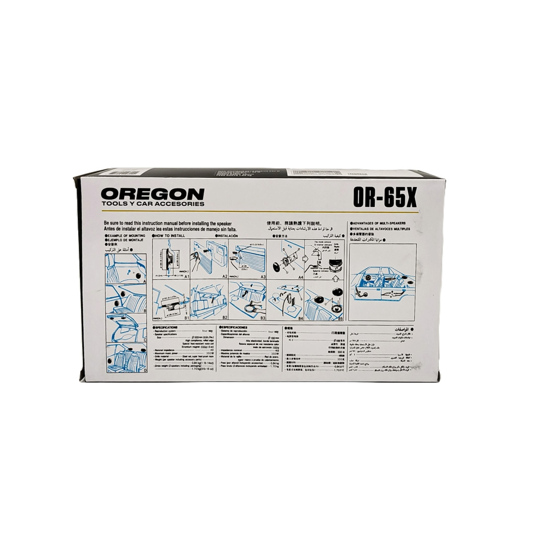 JUEGO DE PARLANTES JUEGO DE PARLANTES COAXIALES 6.50 - 4 VIAS - 6
