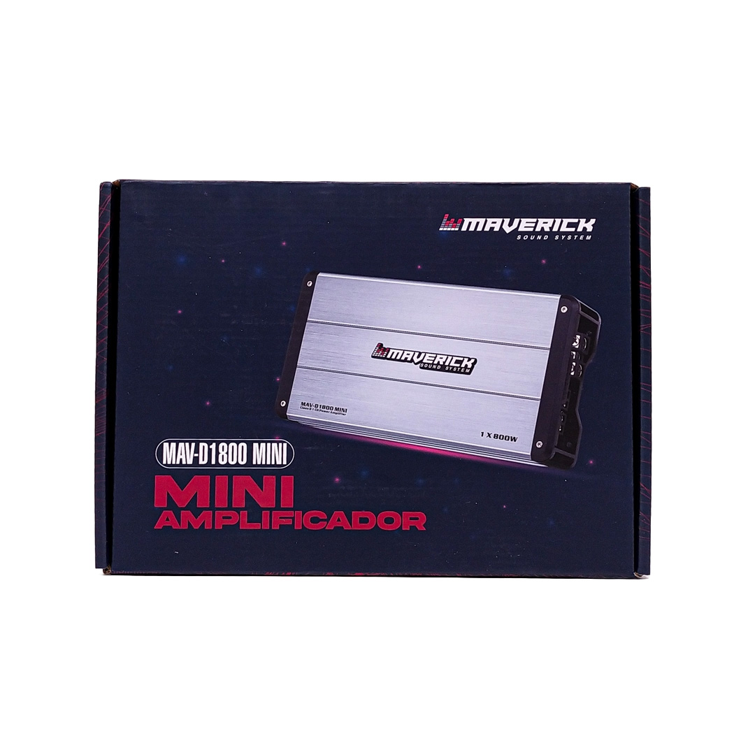 AMPLIFICADOR - POTENCIA CLASE D MINI - MONO CHANNEL 800 WATTS