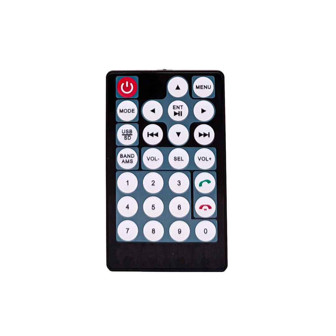 EQUIPO MULTIMEDIA 2 DIN MP5, 7 PULGADAS, TOUCH SCREEN, FM, BLUETOOTH, USB/SD/AUX IN, 4*45W, PHONE MIRROR LINK, CONTROL REMOTO, FICHA ISO - 6