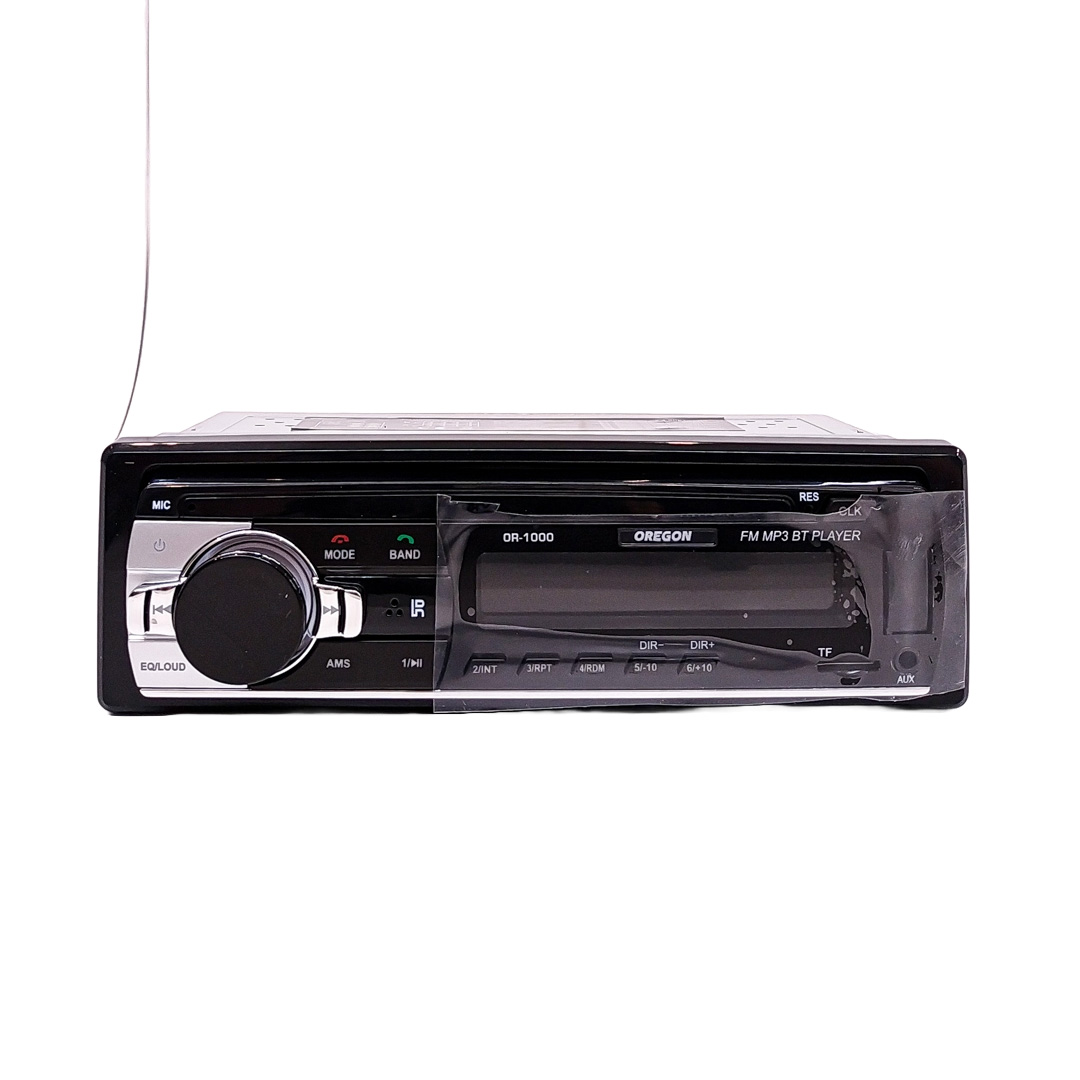 ESTEREO BLUETOOTH 1 DIN CON BLUETOOTH, AUX, MP3, FM, FRENTE FIJO,  CONTROL REMOTO, TARJETA SD, CANTIDAD POR CAJA MASTER 50 - 5