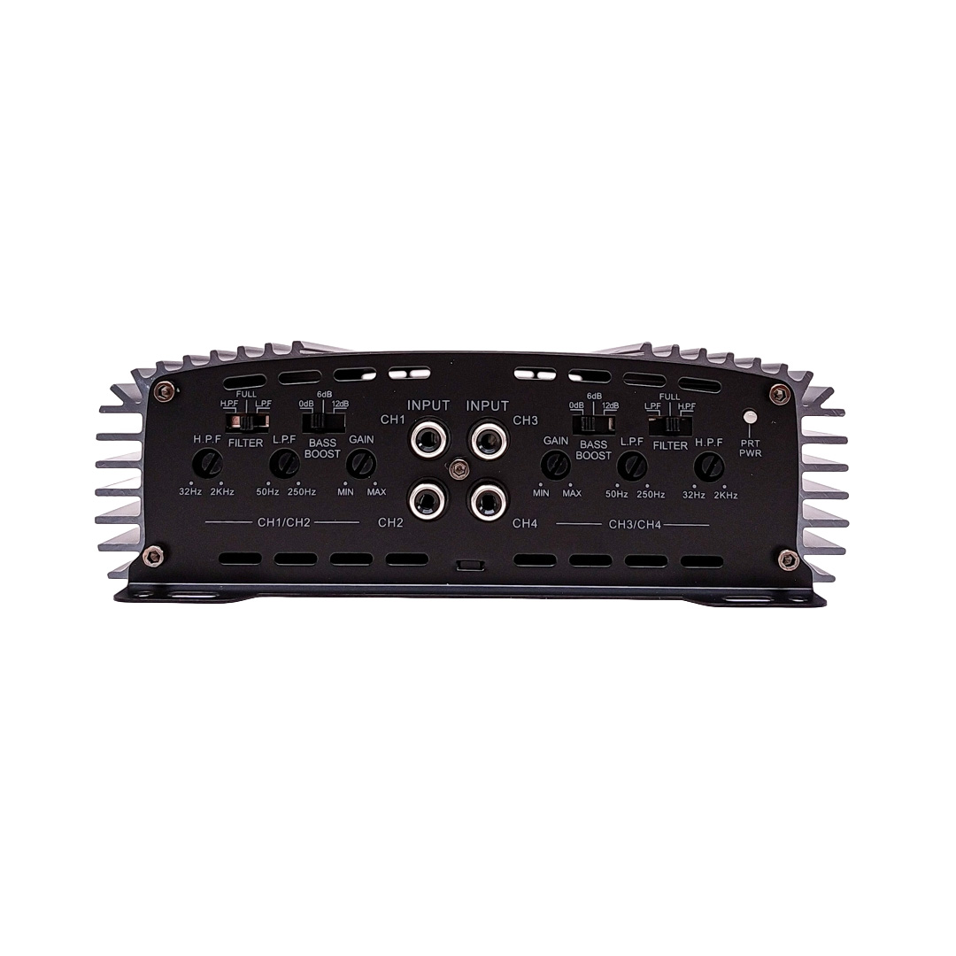 AMPLIFICADOR - POTENCIA CLASE AB - 4 CANALES 80 WATTS - 5