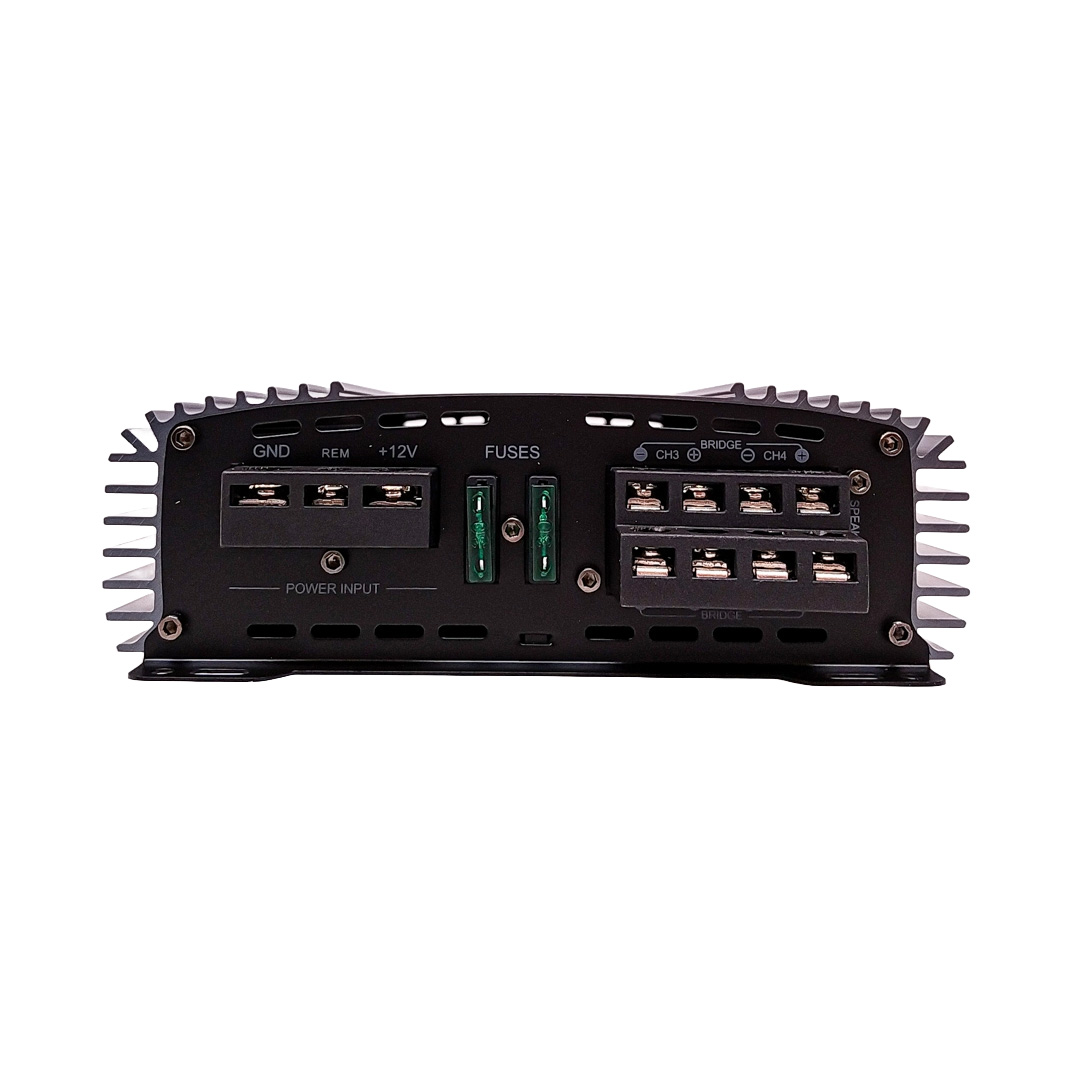 AMPLIFICADOR - POTENCIA CLASE AB - 4 CANALES 80 WATTS - 6