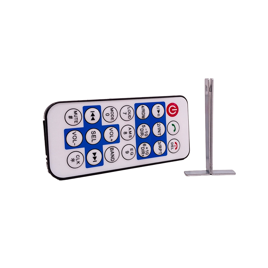 ESTEREO BLUETOOTH 1 DIN CON BLUETOOTH, AUX, MP3, FM, FRENTE FIJO,  CONTROL REMOTO, TARJETA SD, CANTIDAD POR CAJA MASTER 50 - 6
