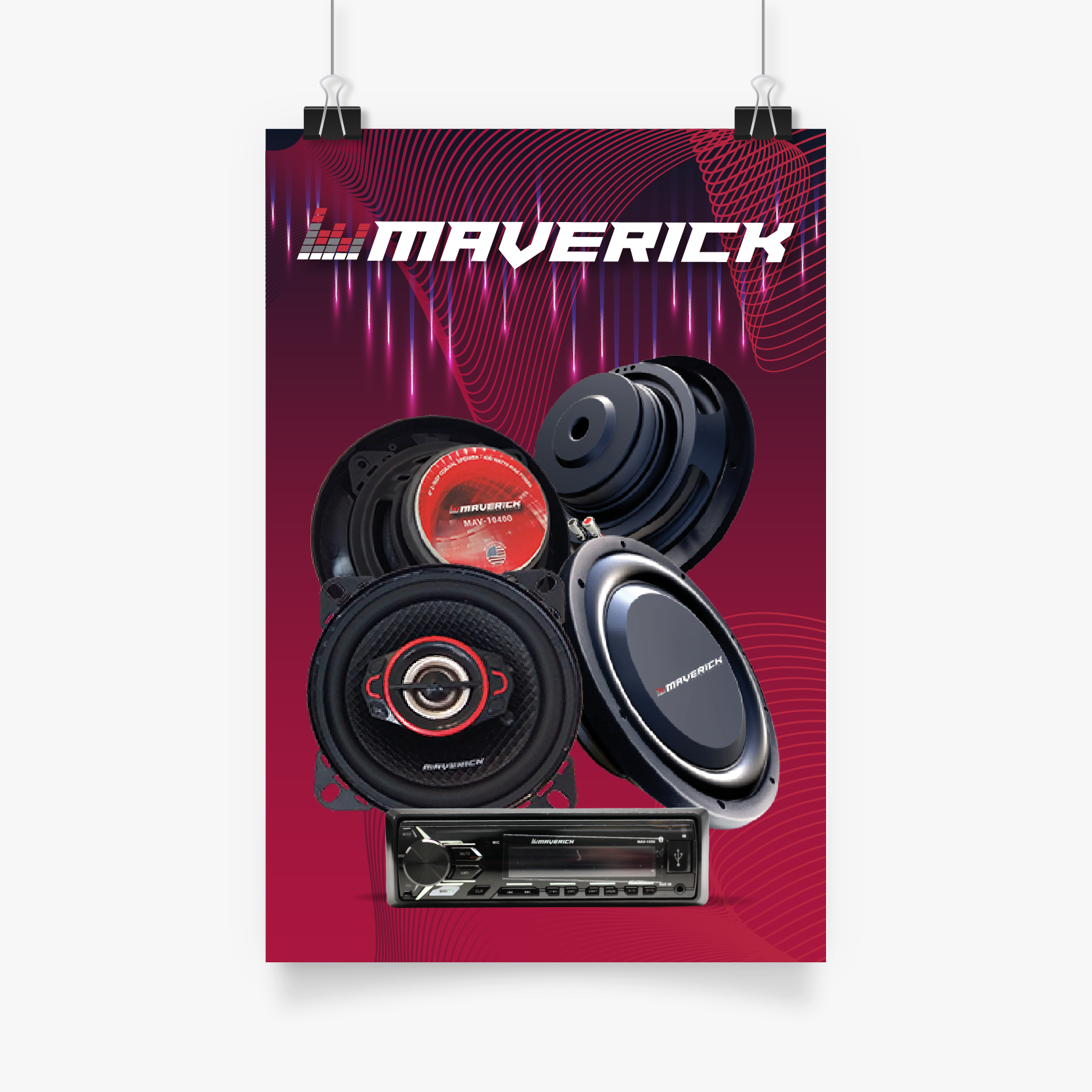 POSTER PUBLICITARIO MARCA MAVERICK