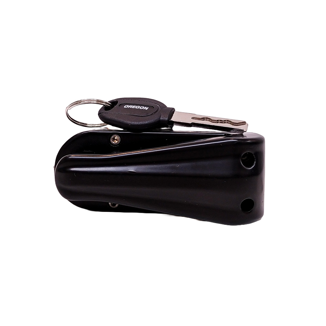 TRABA DISCO CON ALARMA CANDADO BLINDADO CON ALARMA  COLOR NEGRO PARA DISCO DE MOTO / BICI Y DOS LLAVES - 6