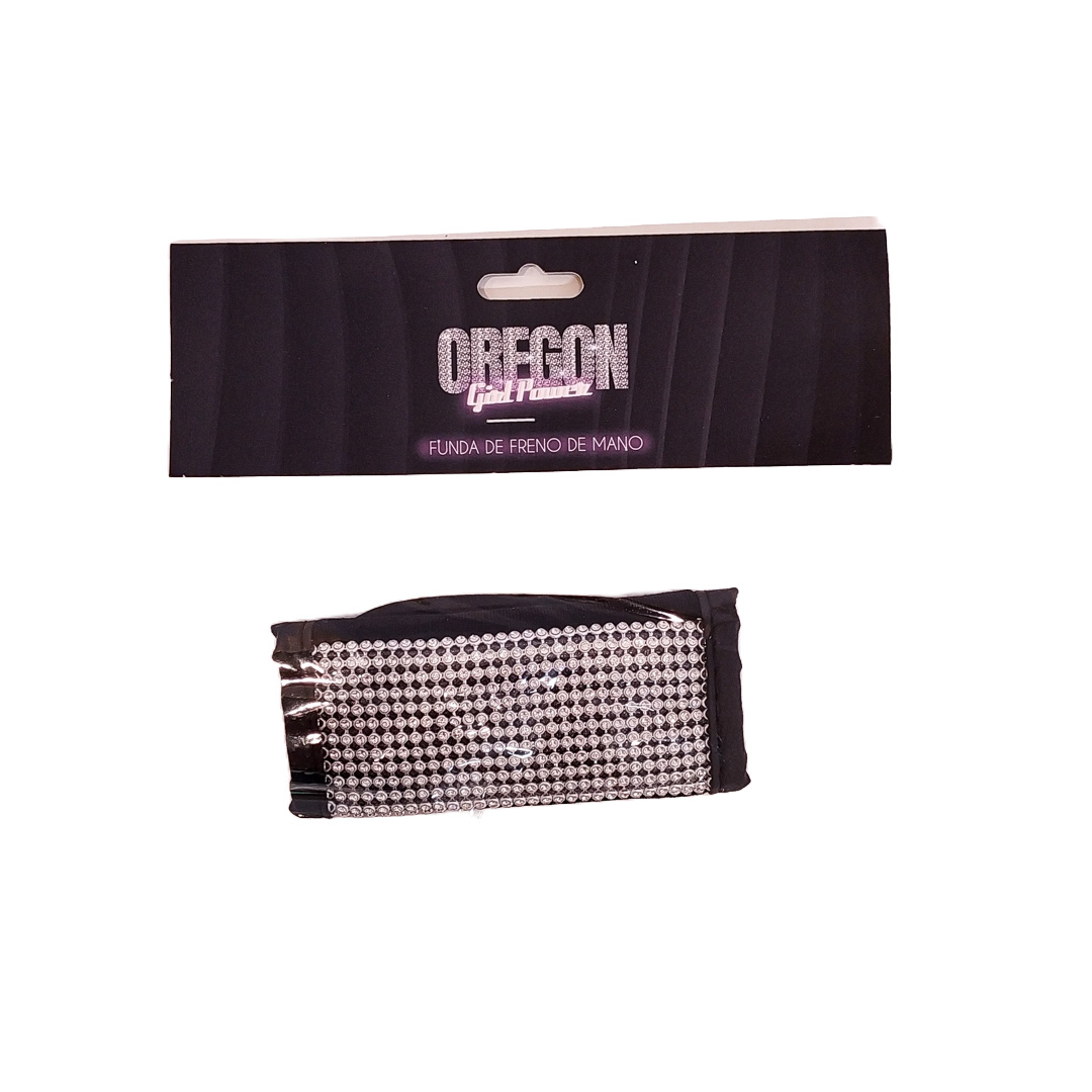 CUBRE FRENO DE MANO GIRLS POWER - CUBRE FRENO DE MANO BLING BLING DIAMANTES PLATA - 4