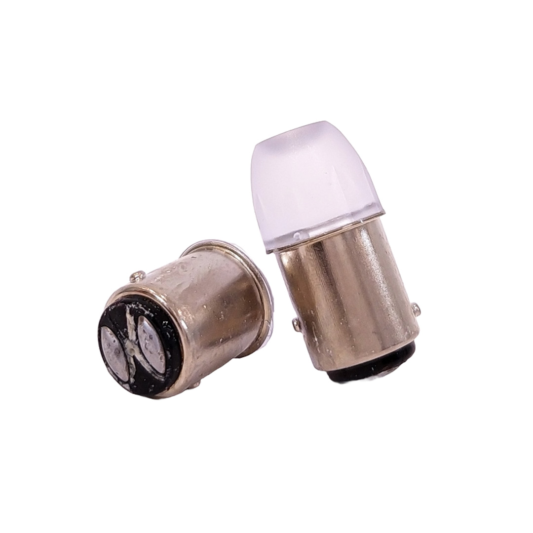 LED SEÑALIZACION CERAMIK BLISTER X 2 - 1034 - 1157 - P21/5W LED CERAMIK 5630   -BLANCO  12V BLISTER X 2 UNIDADES - 2