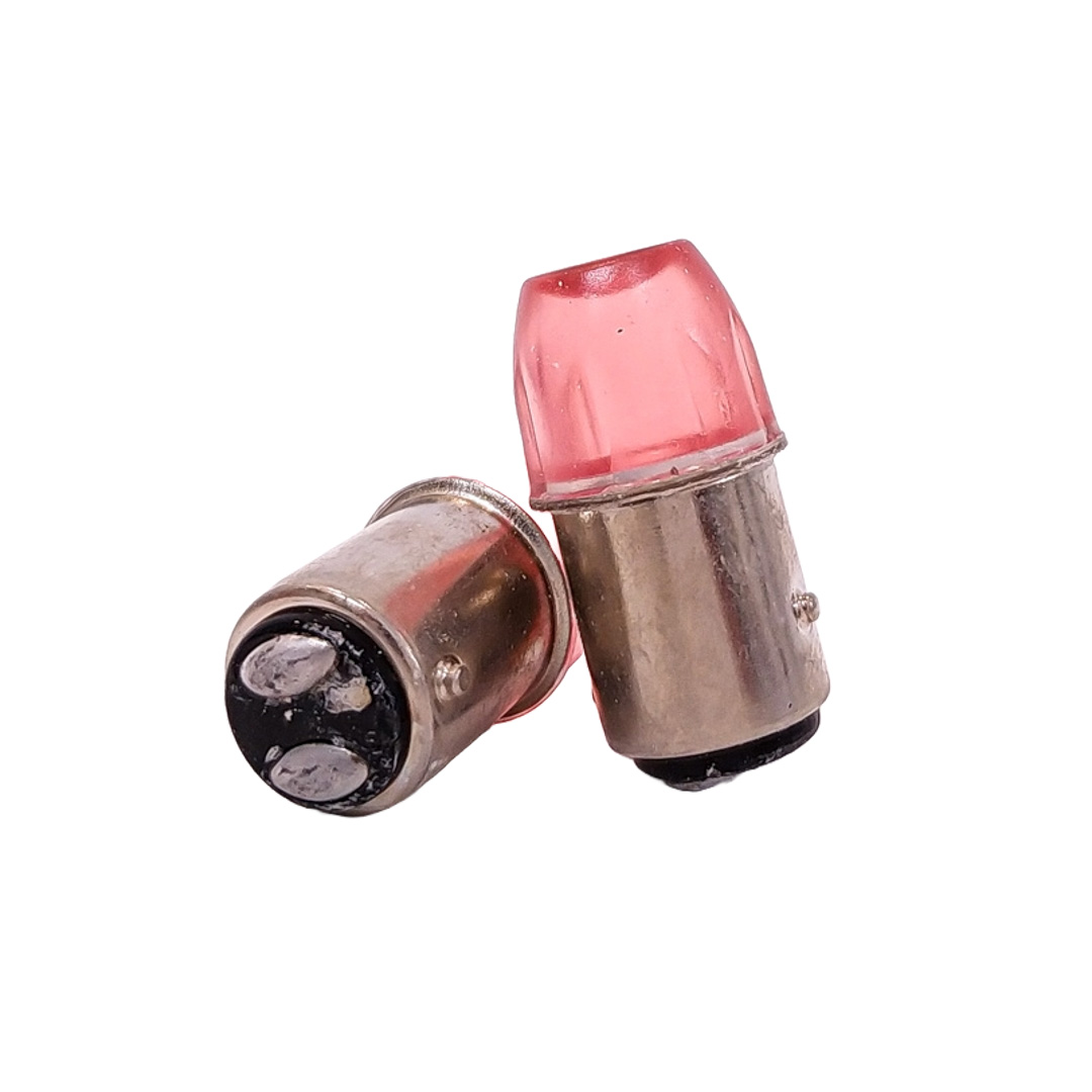 LED SEÑALIZACION CERAMIK BLISTER X2 - 1034 / 1157 / P21/5W LED CERAMIK 5630 FLASH - ROJO 24V