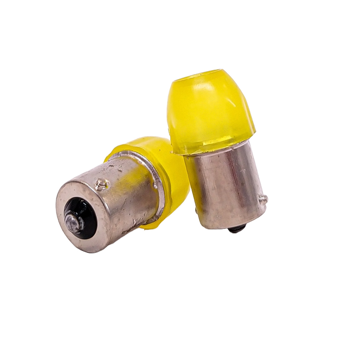 LED CERAMIK BLISTER X 2 67 / 1003 / 1141 - 1156 - P21W LED CERAMIK 5630 FLASH -AMBAR 12V