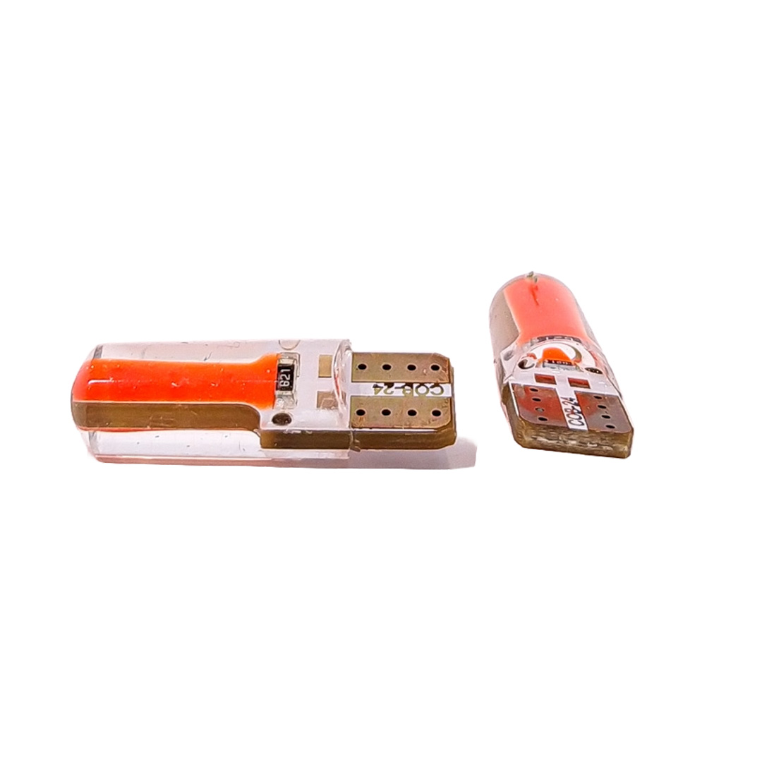 LED SEÑALIZACION SILICA BLISTER X 2 2821 - T10 - W5W - GEL SILICONADO CANBUS ROJO 24V BLISTER X 2 UNIDADES - 2