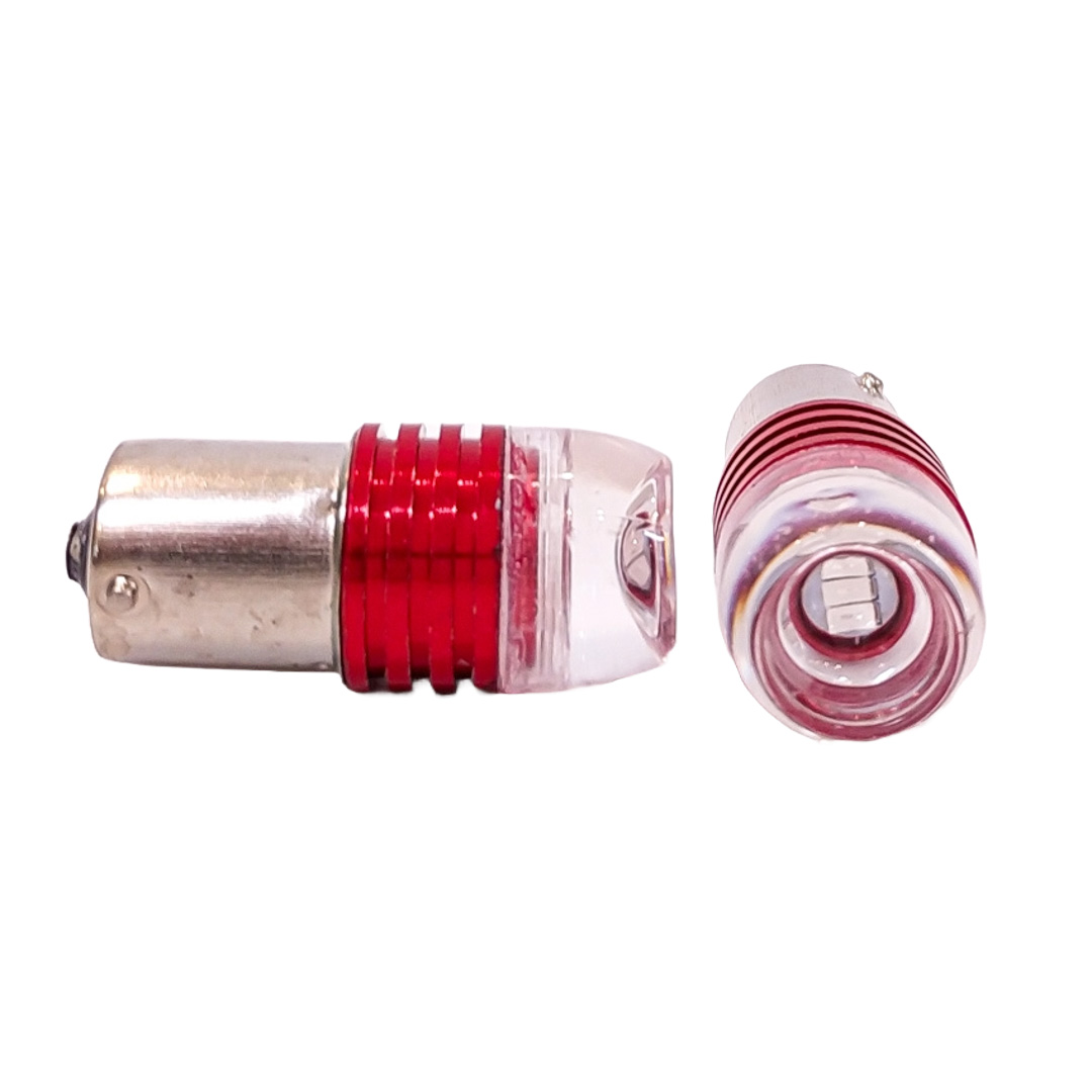 LED SEÑALIZACION CERAMIK BLISTER X 2 - 1141 - 1156 - P21W LED CERAMIK 5630   -ROJO 12V - BLISTER X 2 UNIDADES - 2