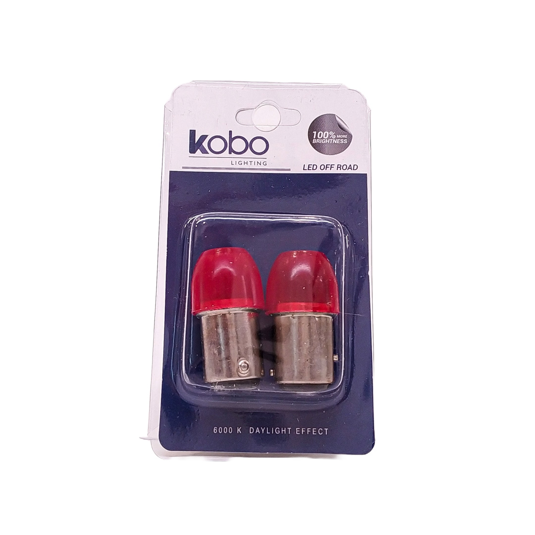 LED CERAMIK BLISTER X 2 1034 - 1157 - P21/5W LED CERAMIK 5630 FLASH -ROJO 12V