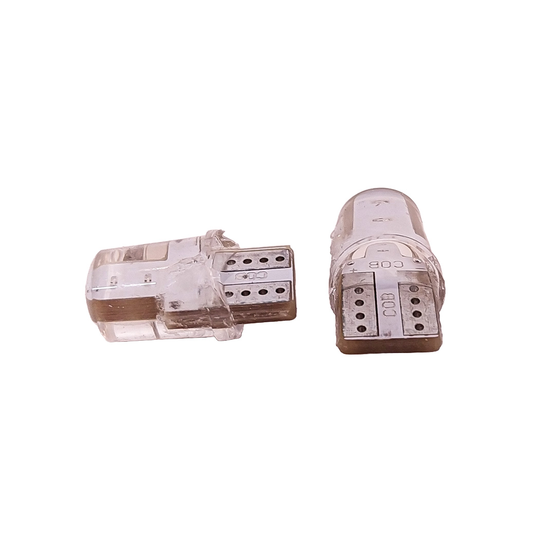 LED SEÑALIZACION SILICA BLISTER X 2 2821 - T10 - W5W LED COB MINI SILICONADO AZUL 12V BLISTER X 2 UNIDADES - 2