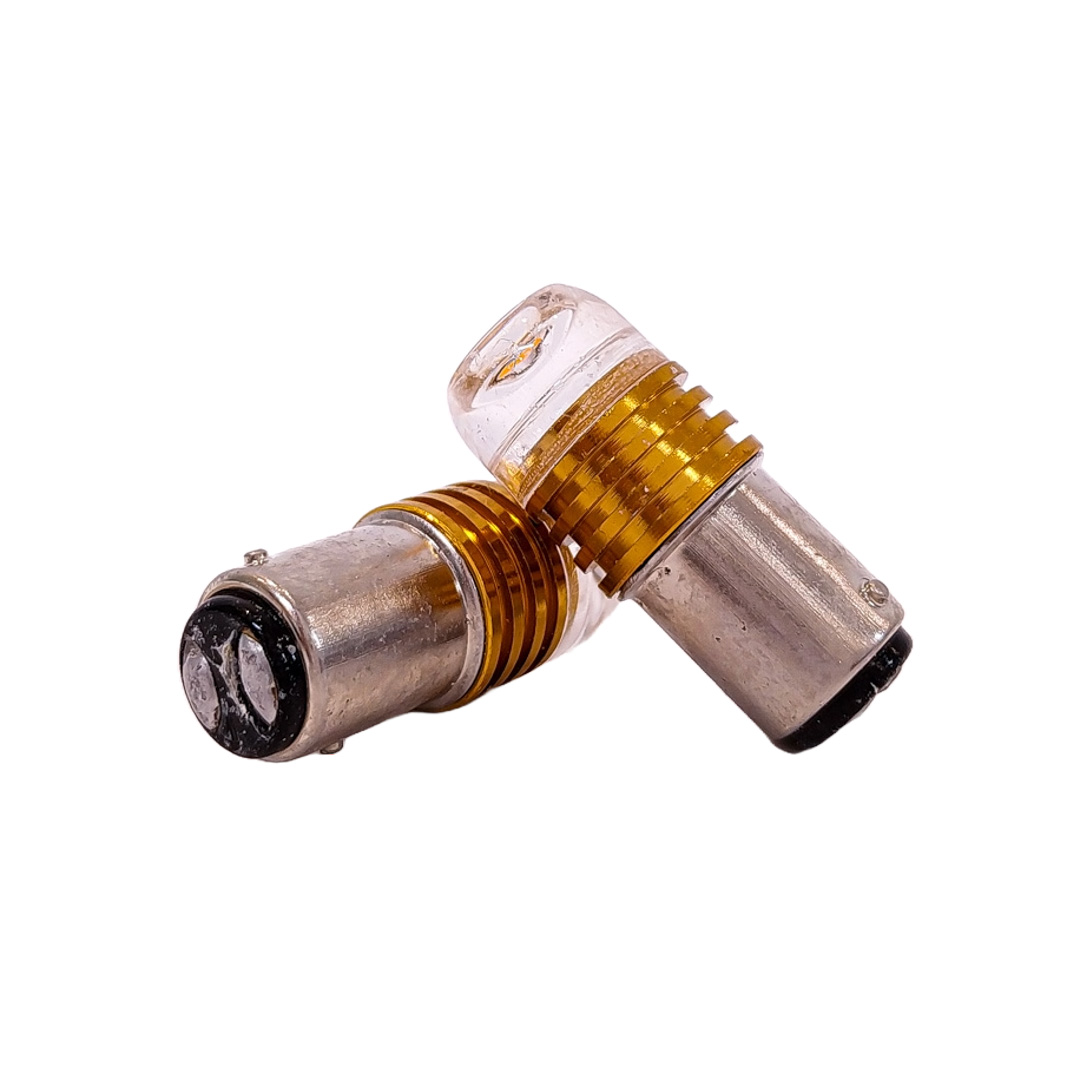 LED SEÑALIZACION SMD BLISTER X 2  1034 - 1157 - P21/5W LED CERAMIK 5630   -AMBAR 12V BLISTER X 2