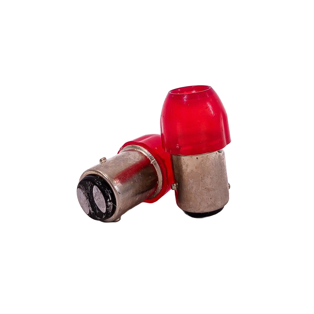 LED CERAMIK BLISTER X 2 1034 - 1157 - P21/5W LED CERAMIK 5630  FLASH -ROJO 12V - 2