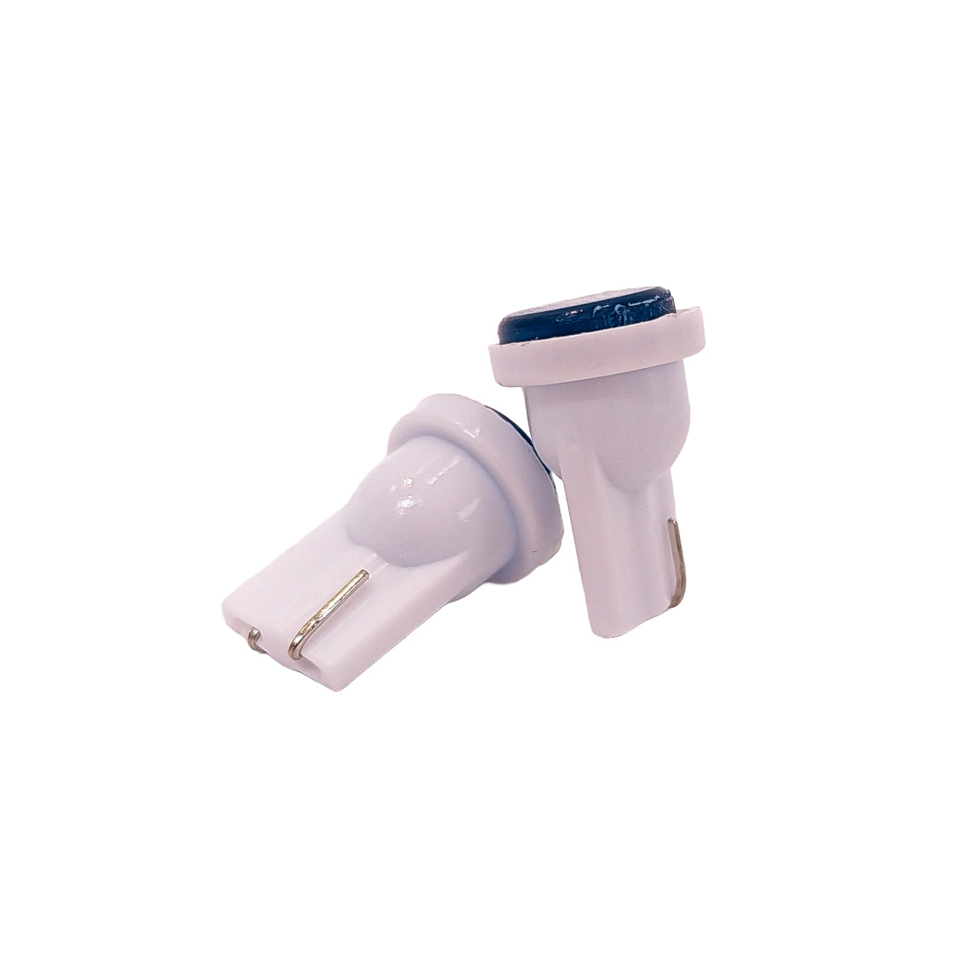 LED SEÑALIZACION COB BLISTER X 2 - 2821 - T10 - W5W - COB - AZUL 12V - BLISTER X 2 UNIDADES CANTIDAD POR CAJA MASTER 500 - 2