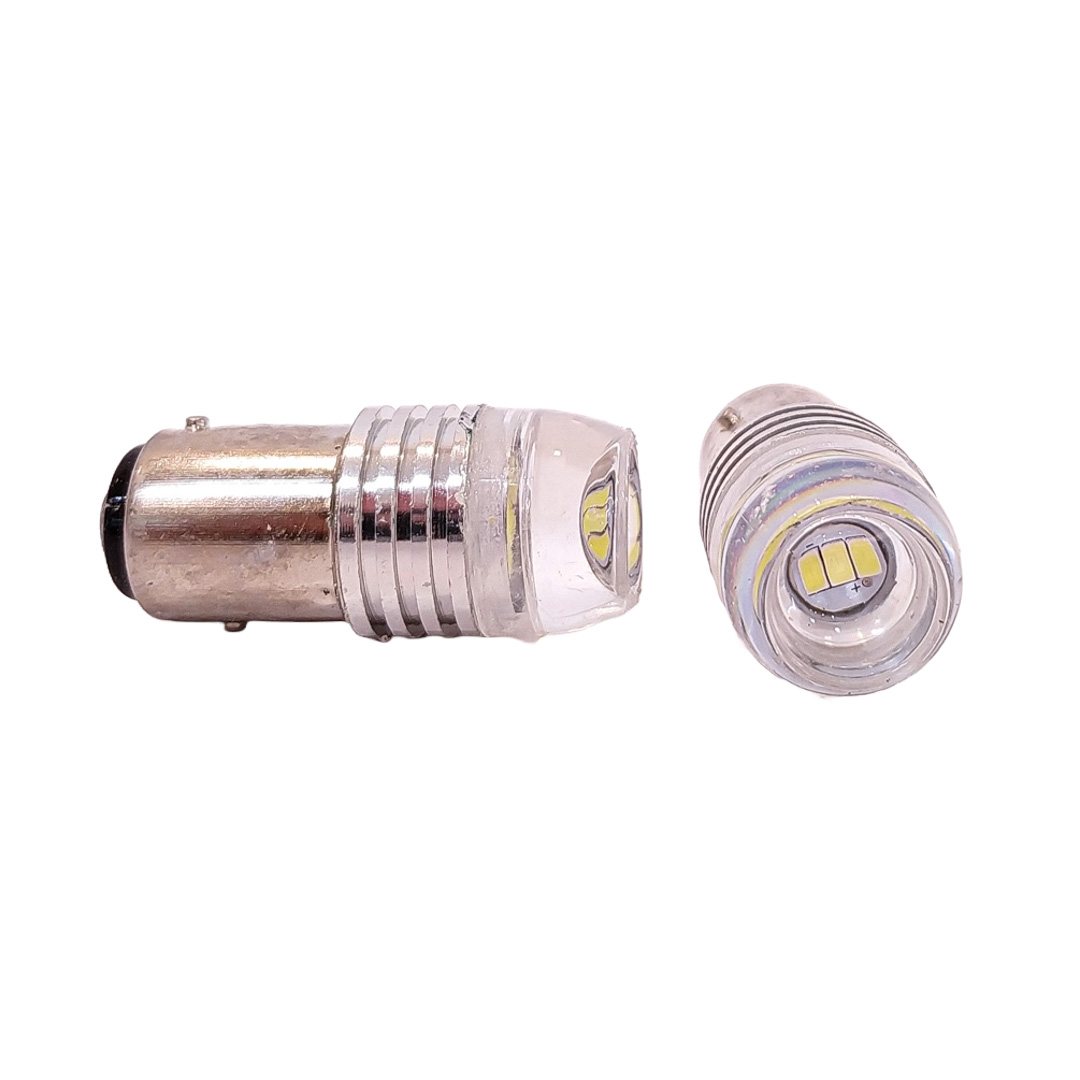 LEDS SEÑALIZACION CERAMIK 1034 - 1157 - P21/5W LED CERAMIK 5630   -BLANCO 24V BLISTER X2 - 3
