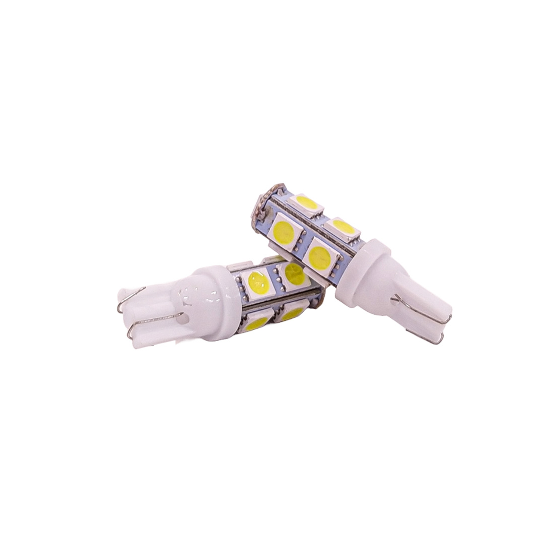 LED SEÑALIZACION SMD BLISTER X 2  2821 - T10 - W5W 9 SMD 5050 SMD - BLANCO 24V BLISTER X 2 UNIDADES - 2