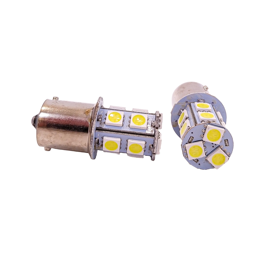 LEDS SEÑALIZACION BLISTER X 2 12496 -  1 POLO PATA EN V 13 LED 5050 SMD - AMBAR 12V - 2