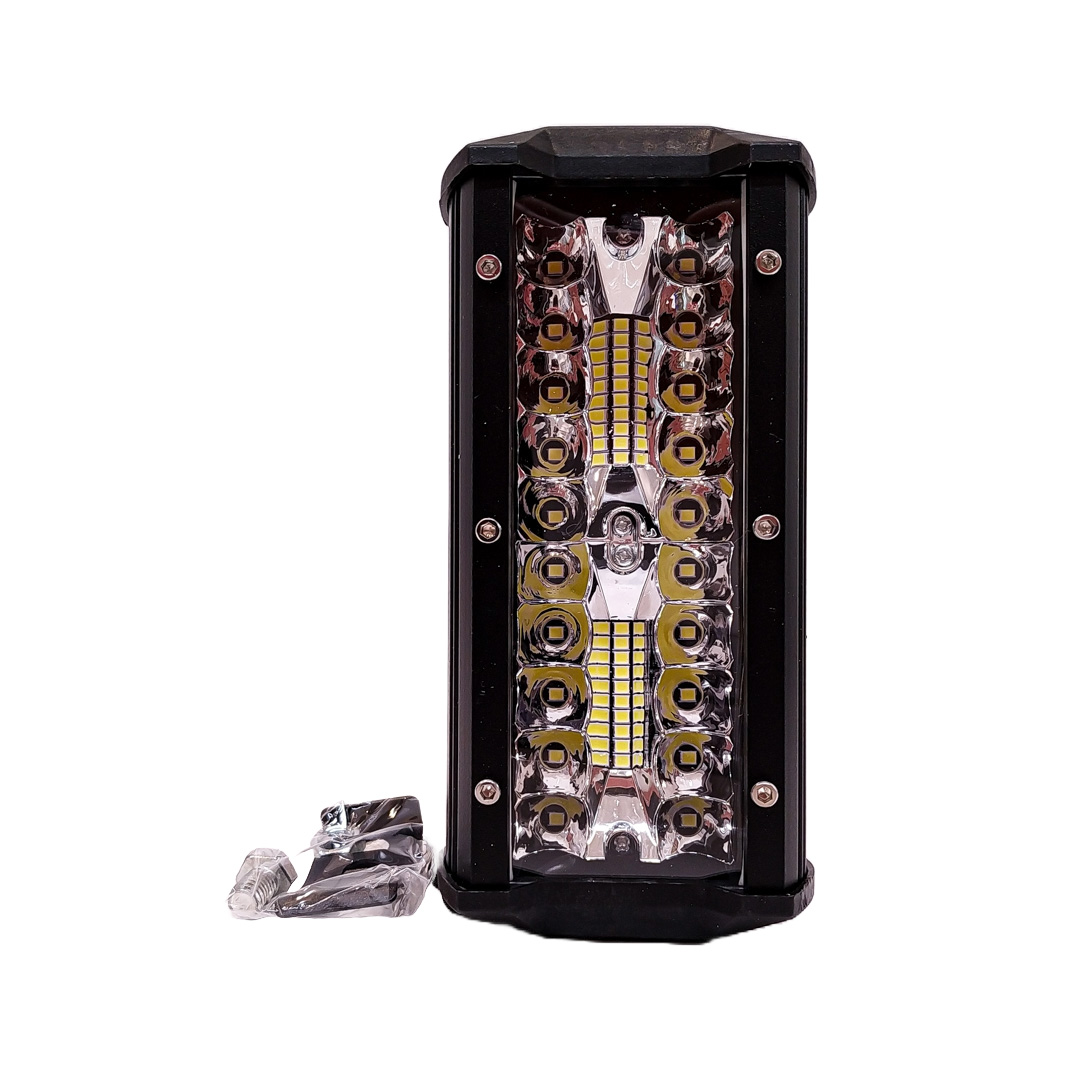 OFF ROAD BARRA DE LED MAX RECTA BARRA DE LED DE 120 WATTS CON DISPLAY 3030 SMD ILMUNIACION - 16.4 CM DE LARGO COLOR BLANCO - CARCAZA DE ALUMINIO - HAZ DE LUZ SPOT (CODIGO ANTERIOR: BAR9927BLA)