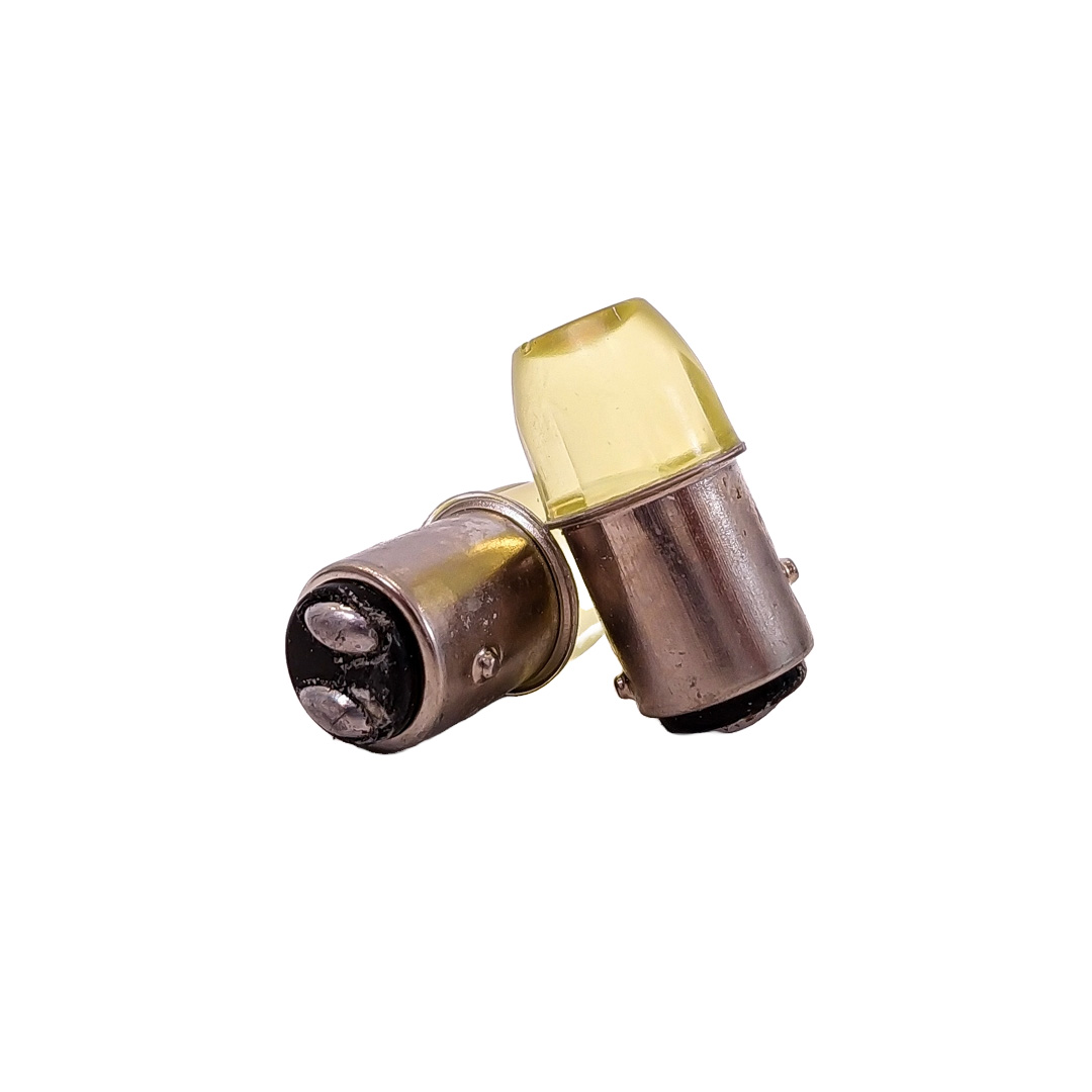 LED SEÑALIZACION CERAMIK BLISTER X2 - 1034 / 1157 / P21/5W LED CERAMIK 5630 - AMBAR 24V - 4