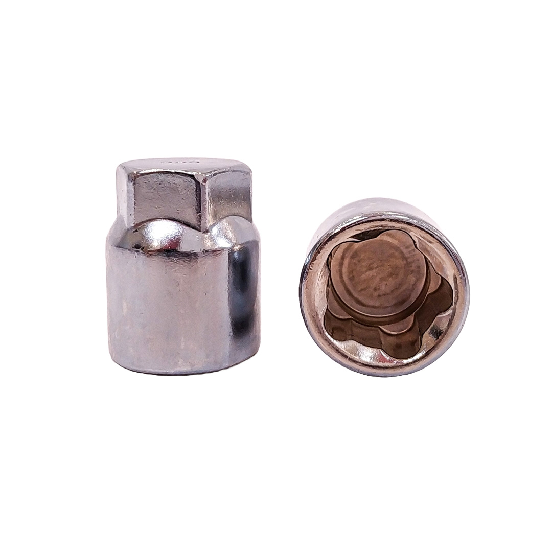 CONJUNTO DE TUERCAS ANTIRROBO CONJUNTO DE 4 TUERCAS + 2 LLAVES MEDIDAS  PASO DE ROSCA 12X1.25 CONICO, HEXAGONO 21MM, LARGO 17MM. MARCAS: NISSAN / SUBARU / DATSUN / RENAULT CANTIDAD POR CAJA MASTER 50 - 3