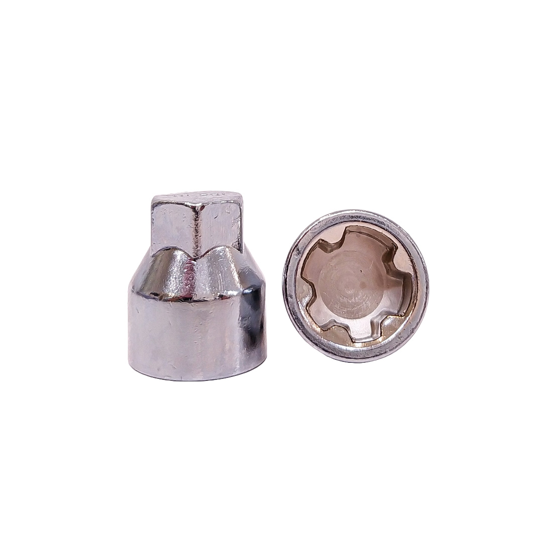 CONJUNTO DE BULONES ANTIRROBO CONJUNTO DE 4 BULONES + 2 LLAVES MEDIDAS  PASO DE ROSCA 12X1.25, HEXAGONO 17MM, LARGO 22MM. MARCAS: ALFA ROMEO / CRHYSLER-DODGE / FIAT CANTIDAD POR CAJA MASTER 50 - 3