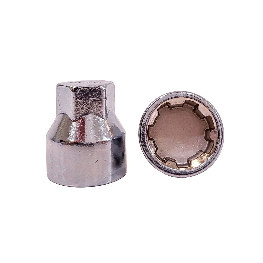CONJUNTO DE BULONES ANTIRROBO CONJUNTO DE 4 BULONES + 2 LLAVES MEDIDAS PASO DE ROSCA 12X1.5, HEXAGONO 17MM, LARGO 24MM. MARCAS: RENAULT / SEAT / FORD / OPEL / CHEVROLET-GENERAL MOTORS / SUZUKY CANTIDAD POR CAJA MASTER 50