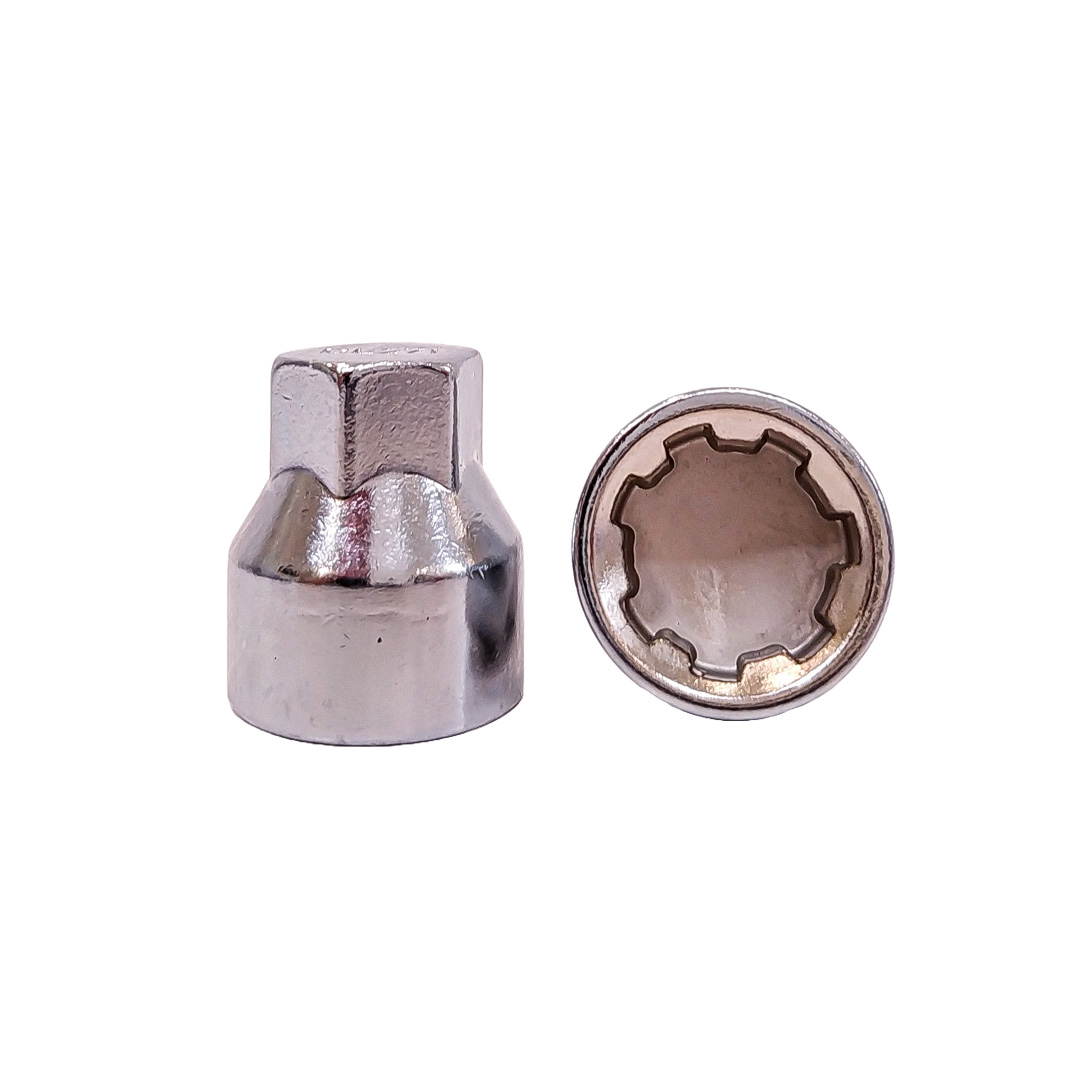 CONJUNTO DE BULONES ANTIRROBO CONJUNTO DE 4 BULONES + 2 LLAVES MEDIDAS  PASO DE ROSCA 12X1.5, HEXAGONO 17MM, LARGO 25MM. MARCAS: FORD / BMW / JETOUR / MERCEDES BENZ / VOLKSWAGEN / SEAT / CHERY CANTIDAD POR CAJA MASTER 50 - 3