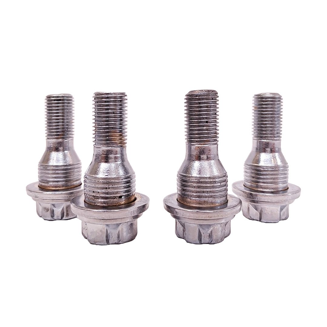 CONJUNTO DE BULONES ANTIRROBO CONJUNTO DE 4 BULONES + 2 LLAVES MEDIDAS  PASO DE ROSCA 12X1.25, HEXAGONO 17MM, LARGO 36MM. MARCAS: CITRÖEN / PEUGEOT - 4