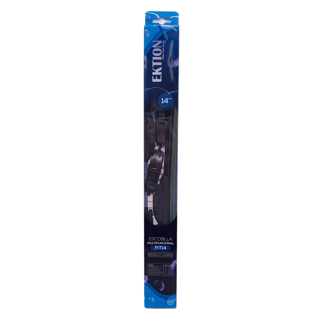 ESCOBILLA FIT UNIVERSAL MULTI FUNCIONAL 14'' CURVA GOMA - INCLUYE ENGANCHES B /B1 /B2/B3 / B4 /B7 /B8/ C /D /E /F (100% APLICACIONES) CANTIDAD POR CAJA MASTER 50