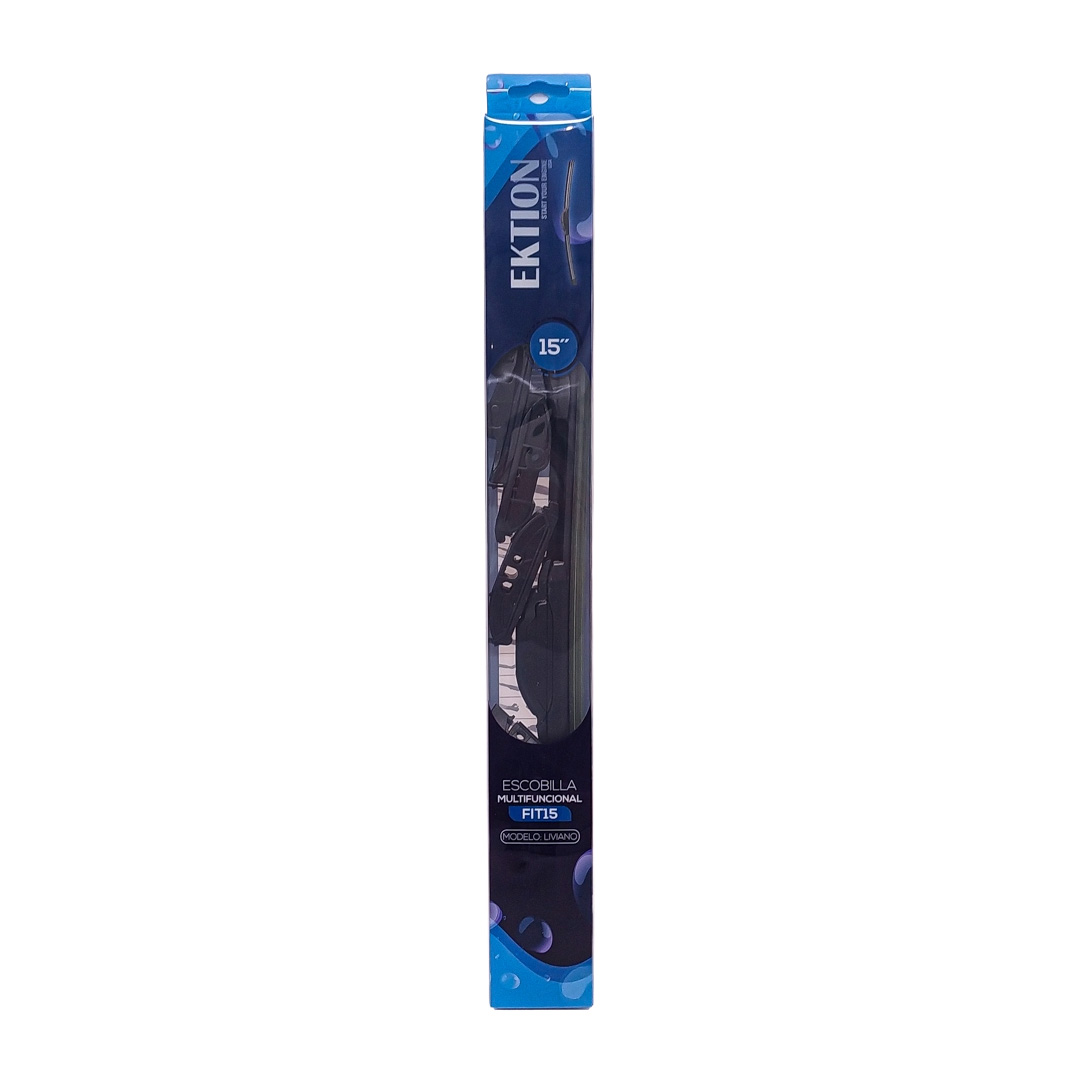ESCOBILLA FIT UNIVERSAL MULTI FUNCIONAL 15'' CURVA GOMA - INCLUYE ENGANCHES B /B1 /B2/B3 / B4 /B7 /B8/ C /D /E /F (100% APLICACIONES) CANTIDAD POR CAJA MASTER 50